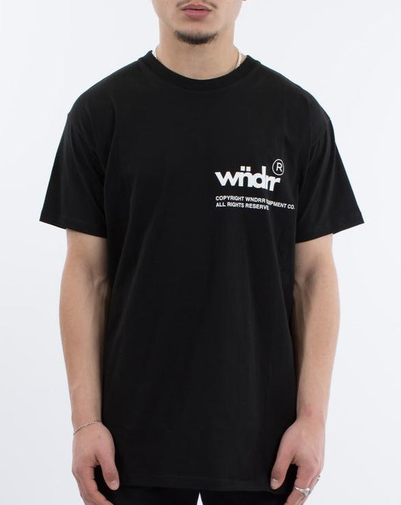 WNDRR Offcut Custom Fit Tee - Black