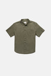 RHYTHM Essential Button Shirt - Olive