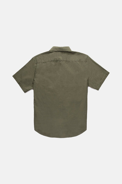 RHYTHM Essential Button Shirt - Olive