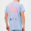 WNDRR Venice Stacked Tee - Cyan - Forestwood Co