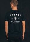 Afends Clothing Co Tee - Black - Forestwood Co