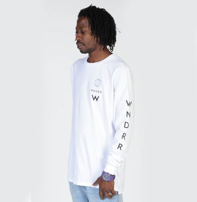 WNDRR Feedback Longsleeve - White - Forestwood Co