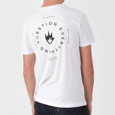 Afends Question Tee - White - Forestwood Co