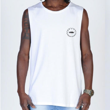 WNDRR Supreme Muscle Top - White - Forestwood Co