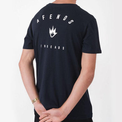 Afends Threads Tee - Navy - Forestwood Co