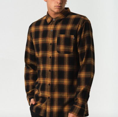 Afends Tinnie Button-Up - Seal - Forestwood Co