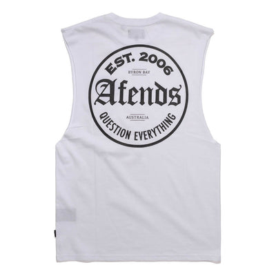 Afends Tops Bandcut - White - Forestwood Co