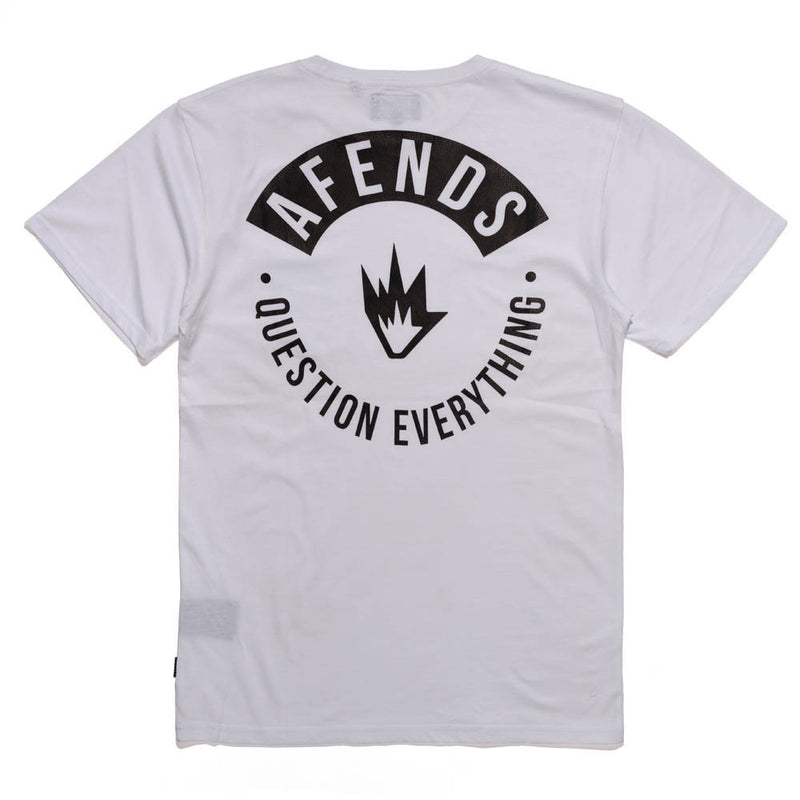 Afends Yub Pocket Tee - White - Forestwood Co