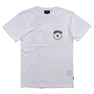 Afends Yub Pocket Tee - White - Forestwood Co